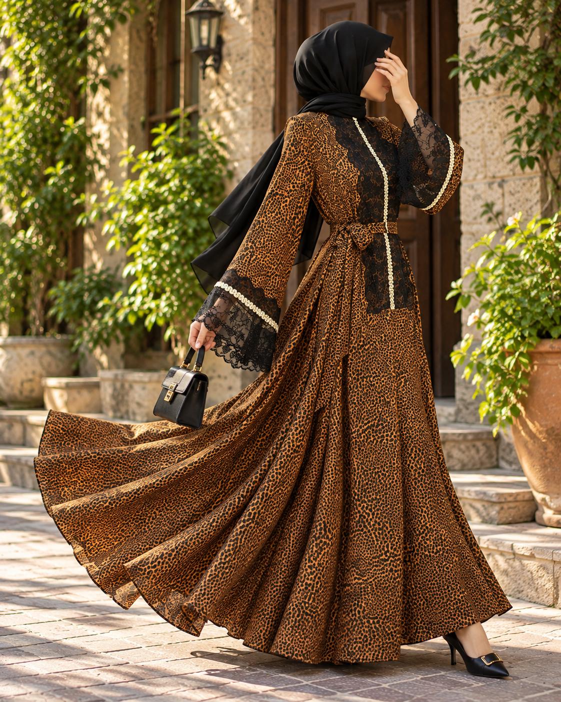 LEOPAR SULTAN ELBİSE